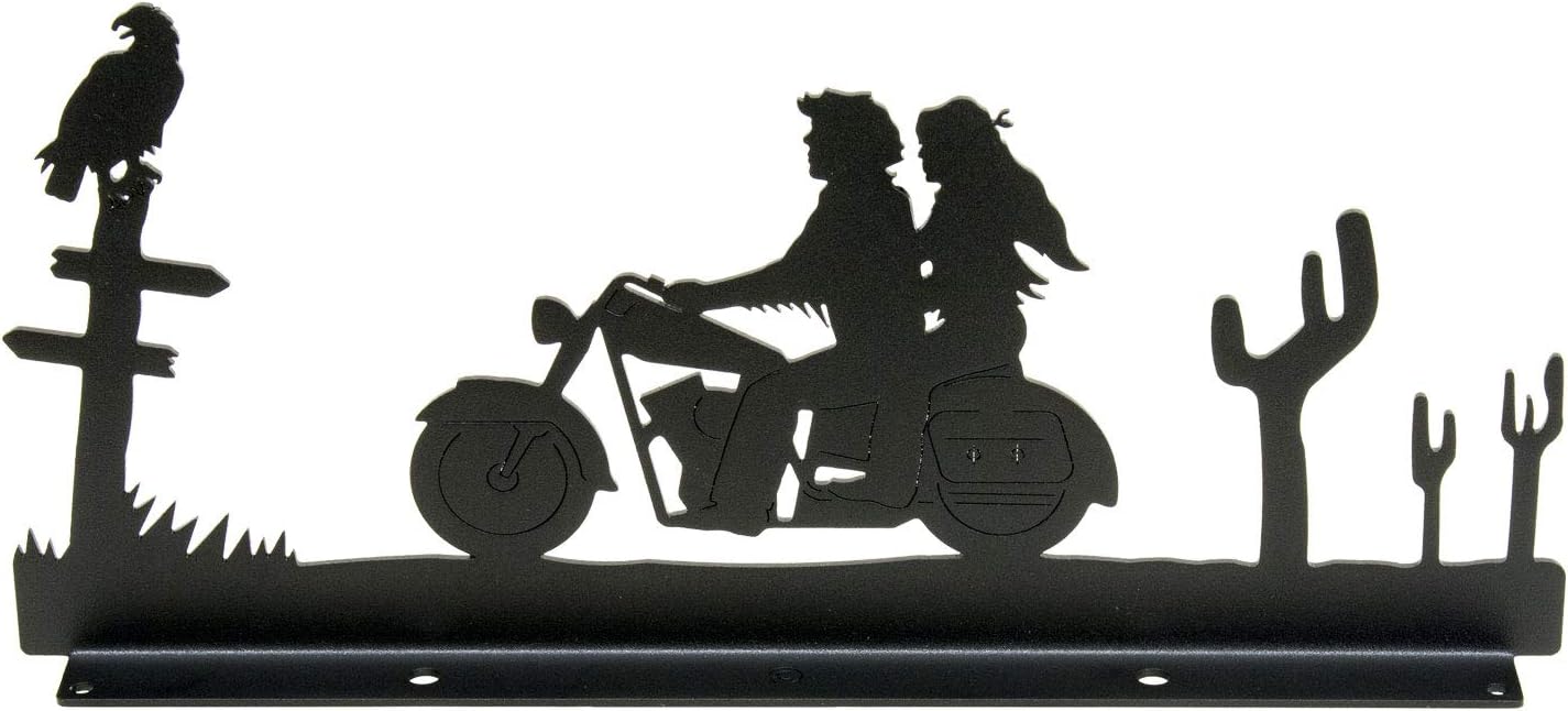 Motorcycle Couple Mailbox Topper