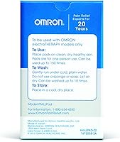 Vista 6 de OMRON Long Life Pads for OMRON TENS Unit - Pads for Electric Muscle Stimulator - Designed for Lower Back, Arm, Shoulder, Leg, and Foot