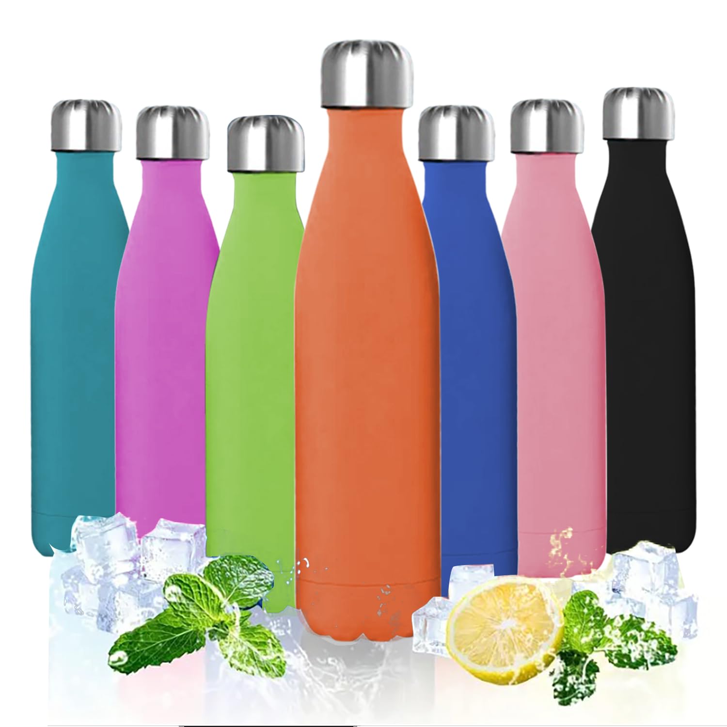 ProBytes Stainless Steel 1000ml Water Bottle, Thermal Vacuum Insulated Flask, Double Wall BPA-Free Material