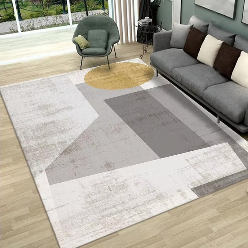 Tapis léger antidérapant et lavable pour grand salon moderne
