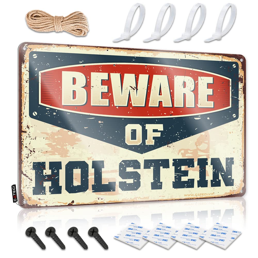 Fzfn Colour Room Stuff Nice Vintage Wall Art | Beware Of Holstein Shabby Chic For Bedroom Living Room(30X40cm)