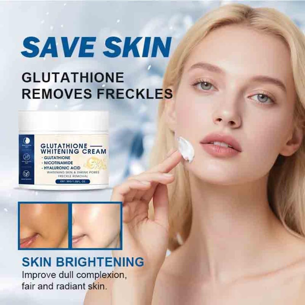 Glutathione Whitening Face Cream Brightens Skin Tone Easy To Absorb  Moisturizing Cream Reduce Dark Spots Improve Skin Dullness for Wrinkle  Reduction Tone Enhancement (2PCS) : Amazon.ca: Beauty & Personal Care