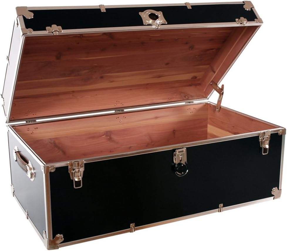 Stanley Case Works SA1 Large Steel Trunk-Aromatic Cedar Interior