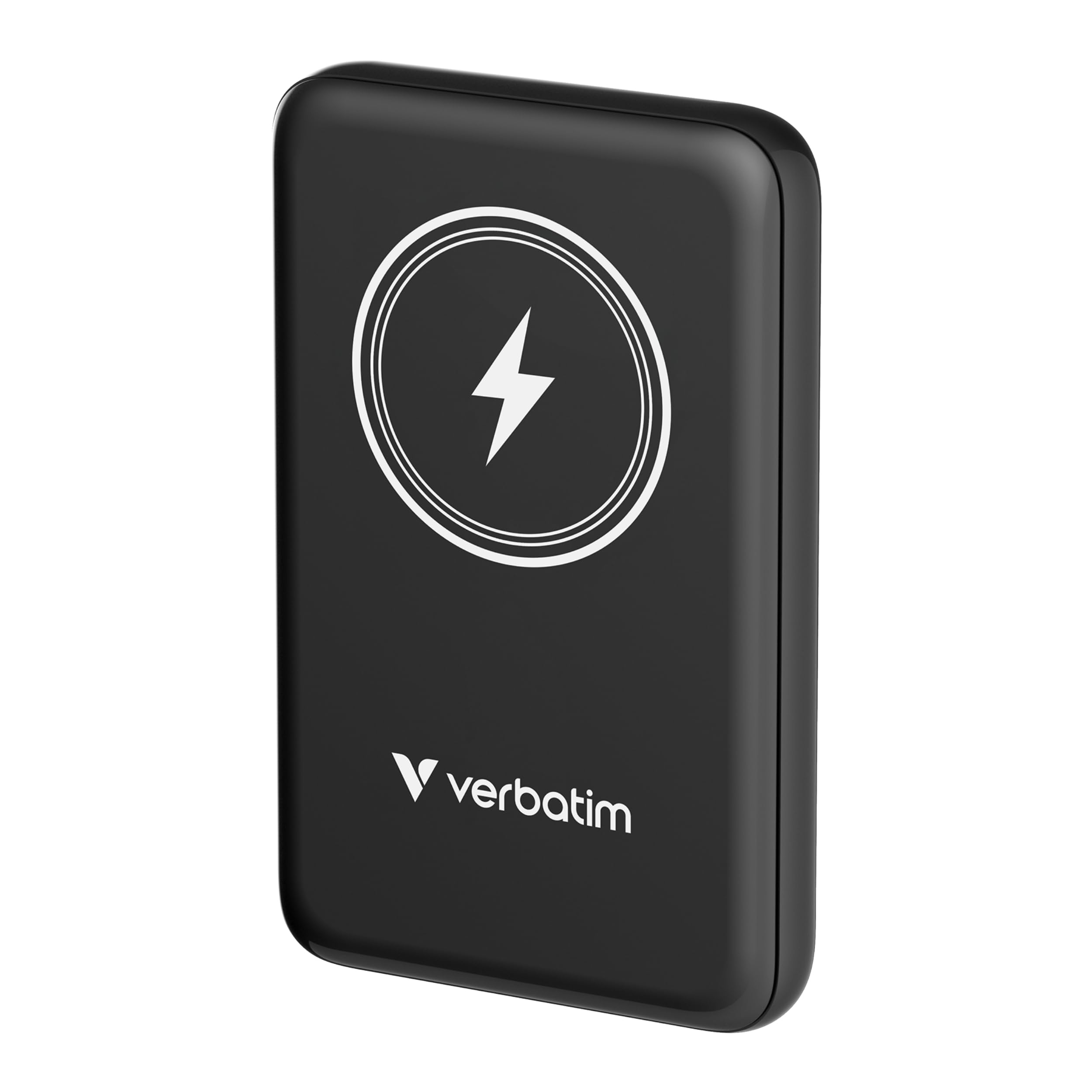 Verbatim Magnetic Power Bank 10000mAh Wireless Charger 15W 20W PD per USB-C, Powerbank Petit et Magnétique pour iPhone 15, 14, 13, 12, Pro, Max, iPad, Noir