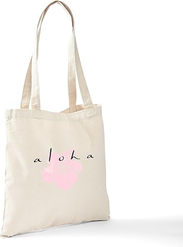 Miniatura 8 de CafePress AloooHA - Bolsa de lona natural, bolsa de compras de tela