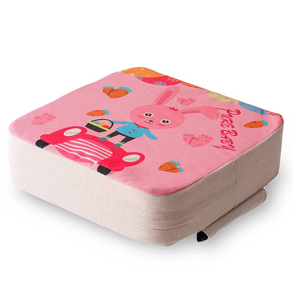 Coussin Rehausseur De Siège Pour Enfant - Confortable, Lavable Avec 2 Ceintures De Sécurité Et Base Antidérapante - Portable Pour Maison, Voyage Et Restaurant