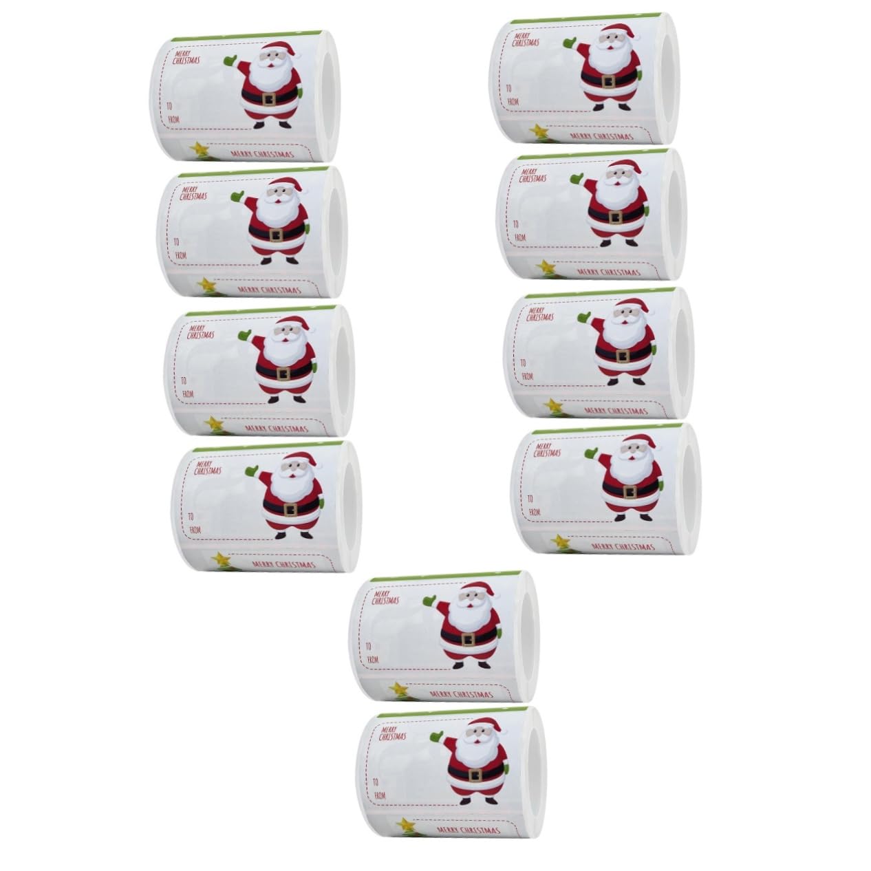 5 Set Etichette Adesive Natalizie Adesivo Multifunzionale Punto Babbo Natale Etichette izie Adesive Etichette e Adesivi izi Buon e Adesivi 2 * 5