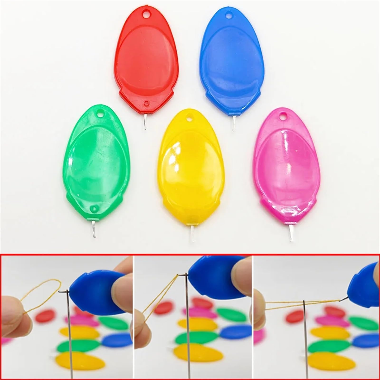 Infila-aghi, 100 pezzi multicolori for cucire accessori for ricamo