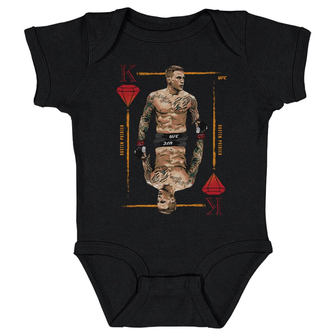 500 LEVELDustin Poirier UFC One-Piece Infant Bodysuit - Dustin Poirier King of Diamond WHT