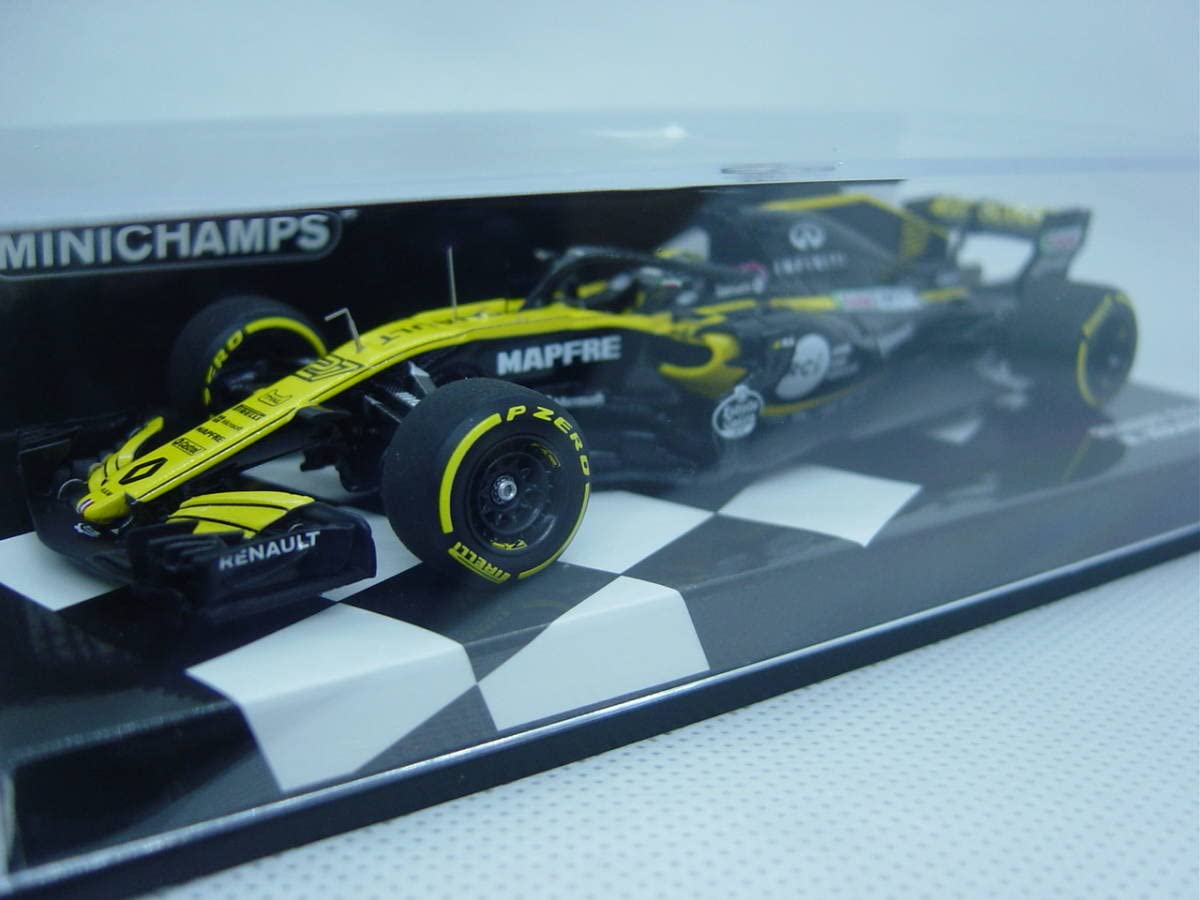 ミニチャンプス1/43Ｆ１　2018年ルノー　ニコ・ヒュルケンベルグ Amazon | MINICHAMPS 1/43 Renault R.S.18 RS18 F1 2018#27 N