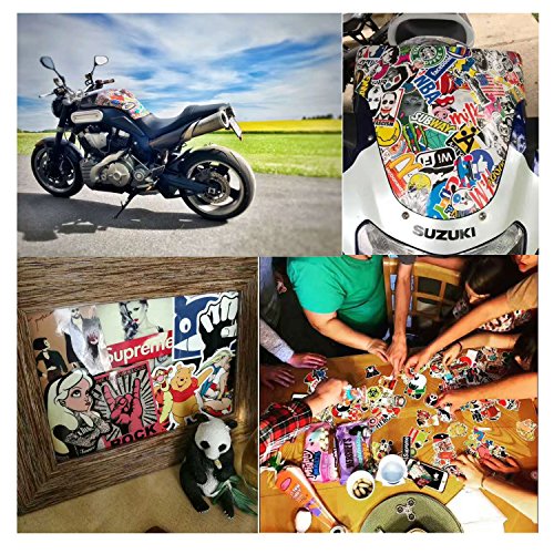 Cool Random Stickers 55-700pcs FNGEEN Laptop Stickers Bomb Vinyl Stickers Variety Pack for Luggage Computer Skateboard Car Motorcycle Decal for Teens Adults (55 PCS) - Thumbnail 6