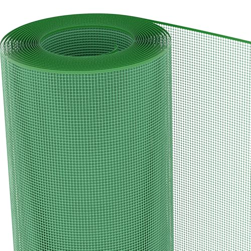 Tenax Malla de Plástico Quadra 05 Verde 0,50x5 m, Malla Protectora Multiuso para Balcones, Vallas y Cercados