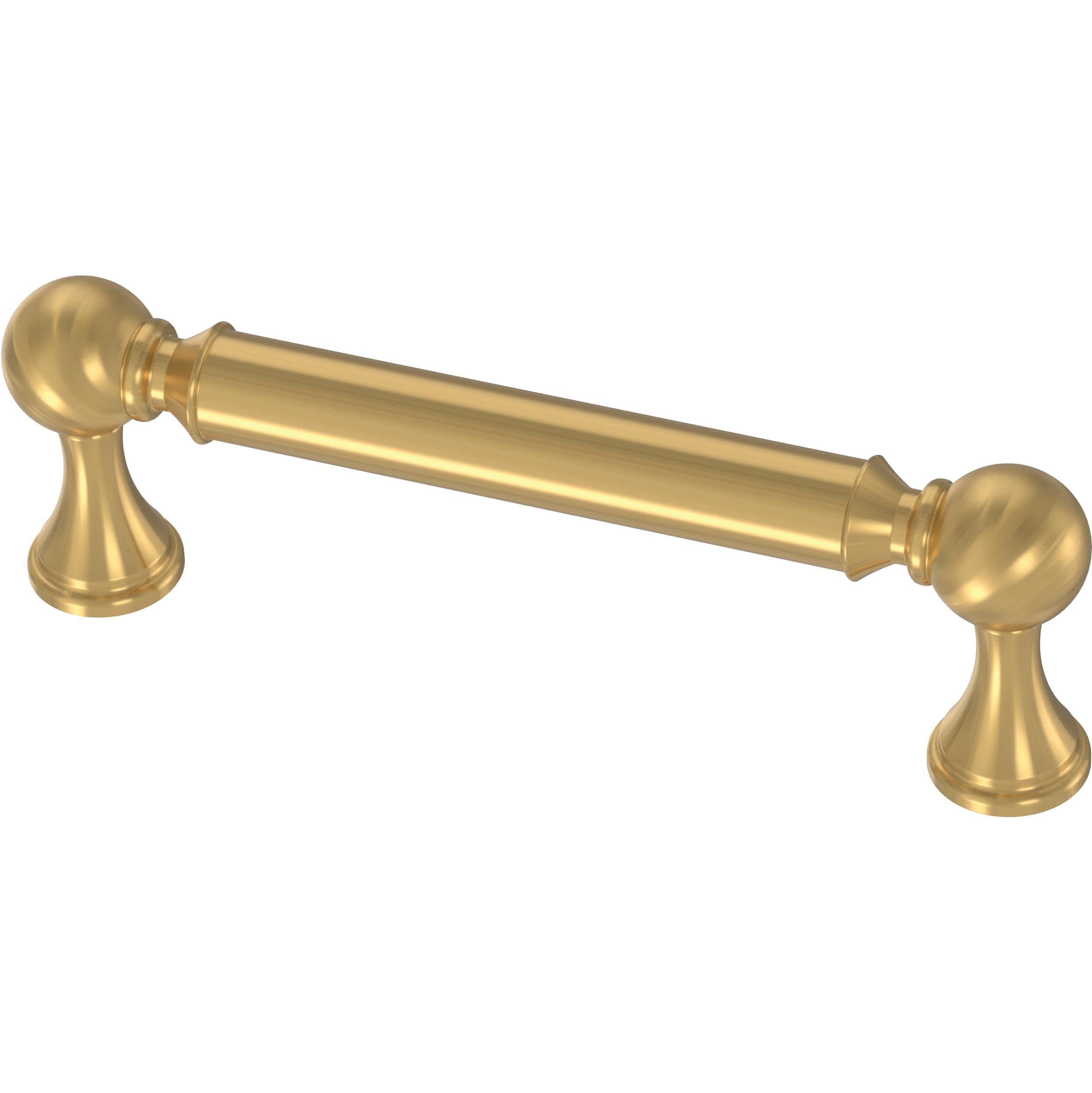 Franklin Brass Classic Farmhouse Schrankgriffe, 9,5 cm Lochmitte, moderne goldfarbene Küchengriffe, Hardware für Kommoden, Schubladen, Möbel P41929C-117-B
