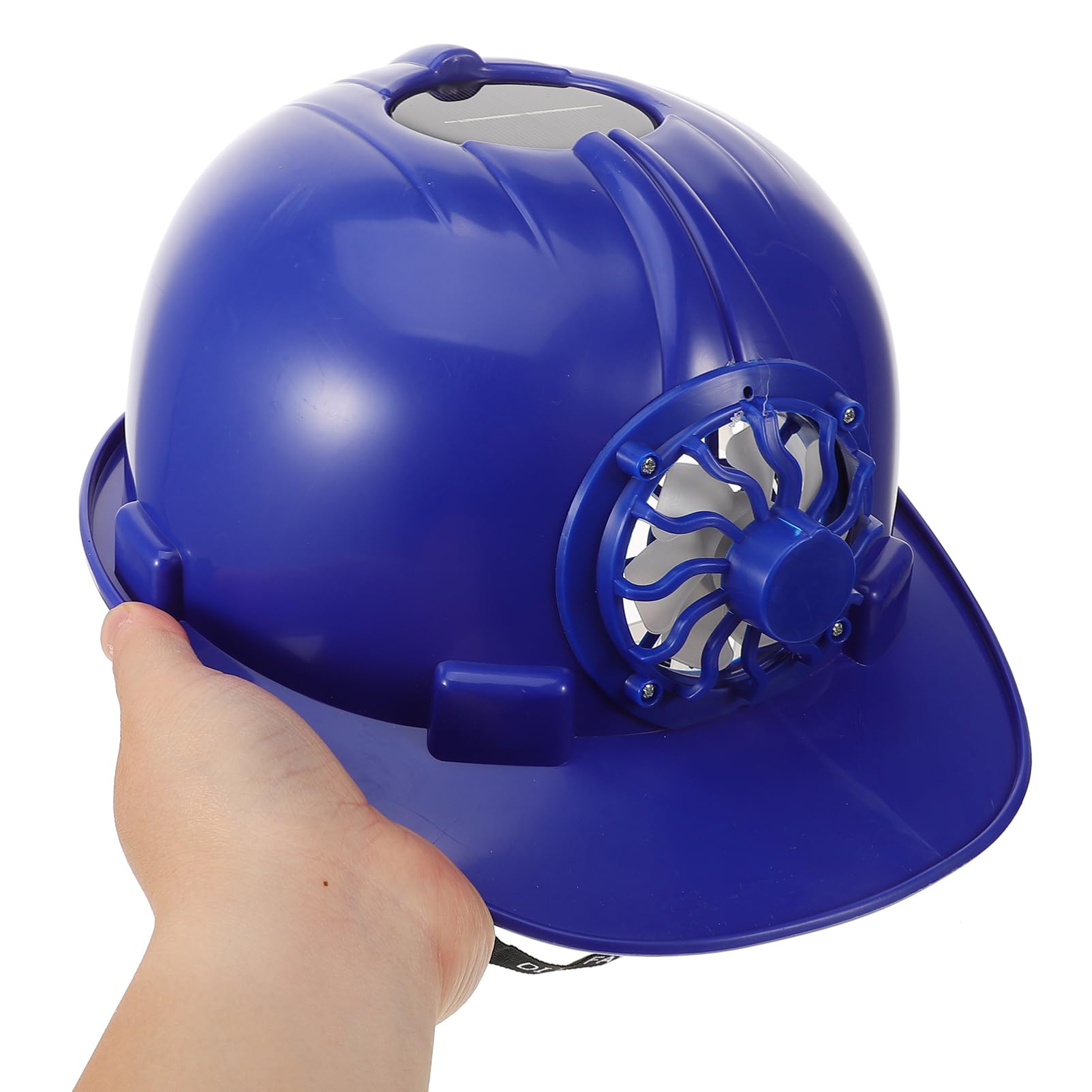 LALAFINA Casco Sicurezza con Ventilatore Solare Cappello Protettivo per Esterni Protezione Solare per Attività Estive e e Comfort