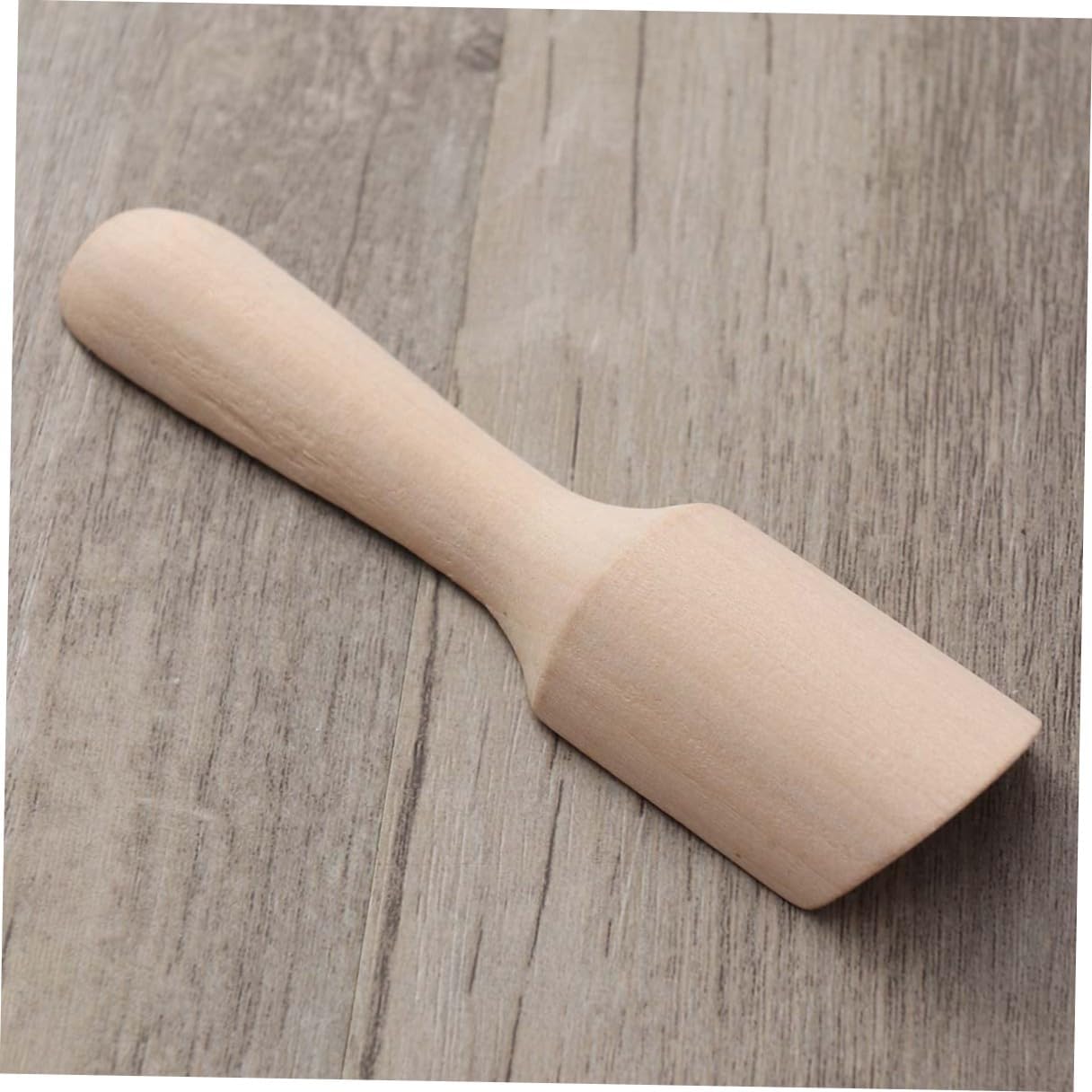 15pcs Wooden Tea Scoop Set Small Flat Handle Tea Spoon Scoop 2.8x11cm Natural Wood Teaware Accessory and Salt Serving