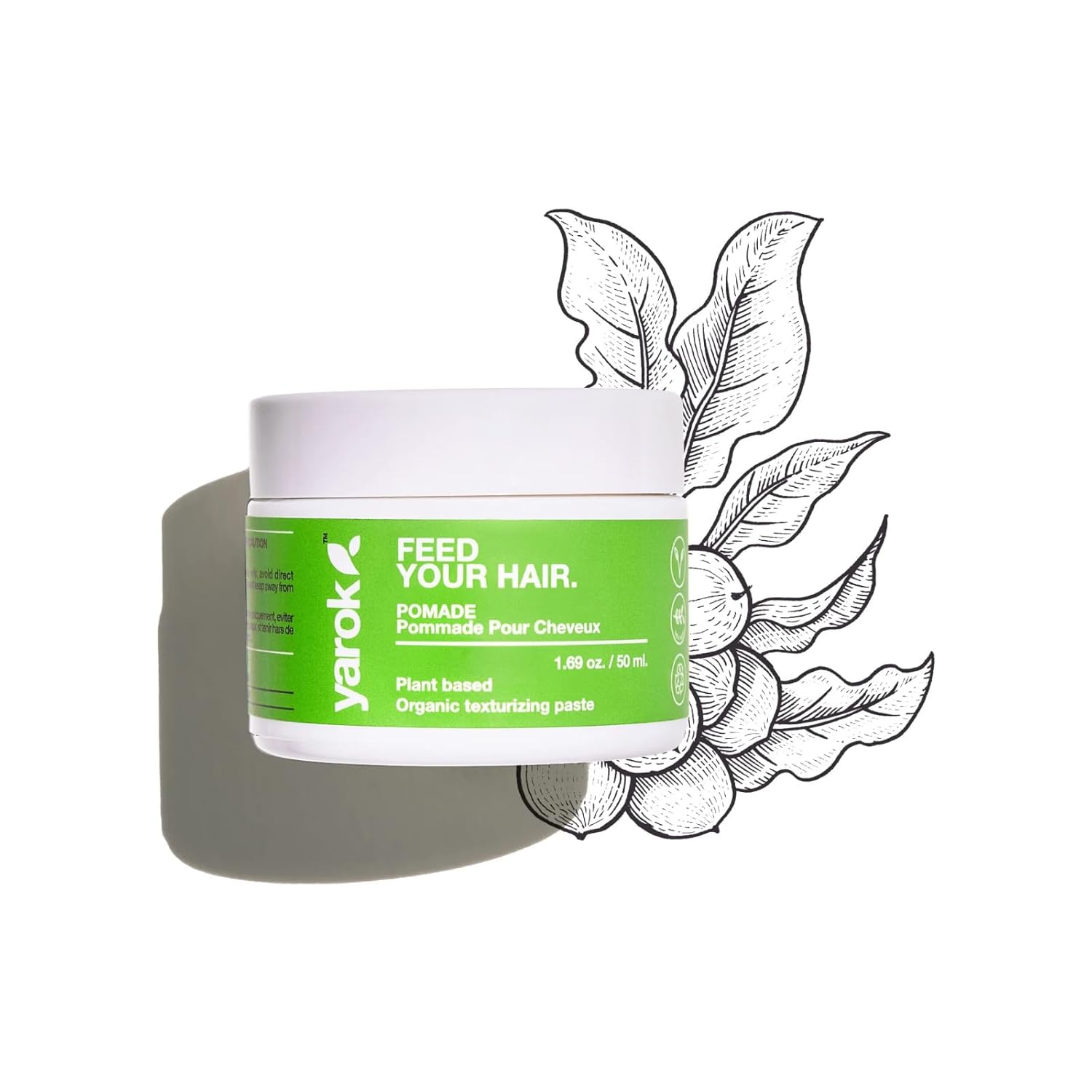 Yarok Styling Whip Feed Your Do Natural Pomade for All Hair Types. Vegan, Without Alcohol, Sulfate, Parabens, Toxins and Gluten. Made in USA (2.75 Ounce)