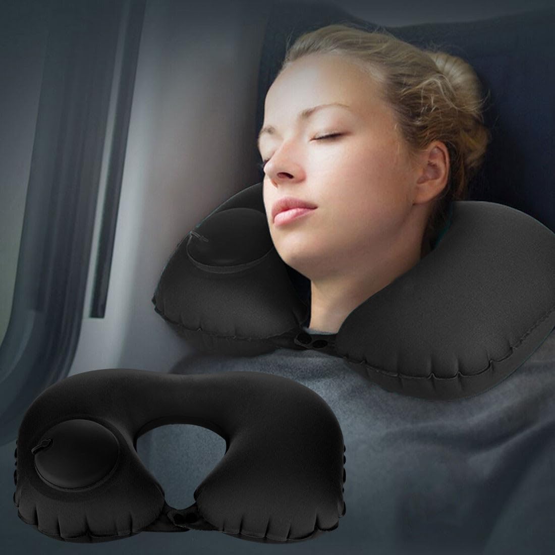 Inflatable Travel Pillow Ushaped Neck Pillow Inflatable