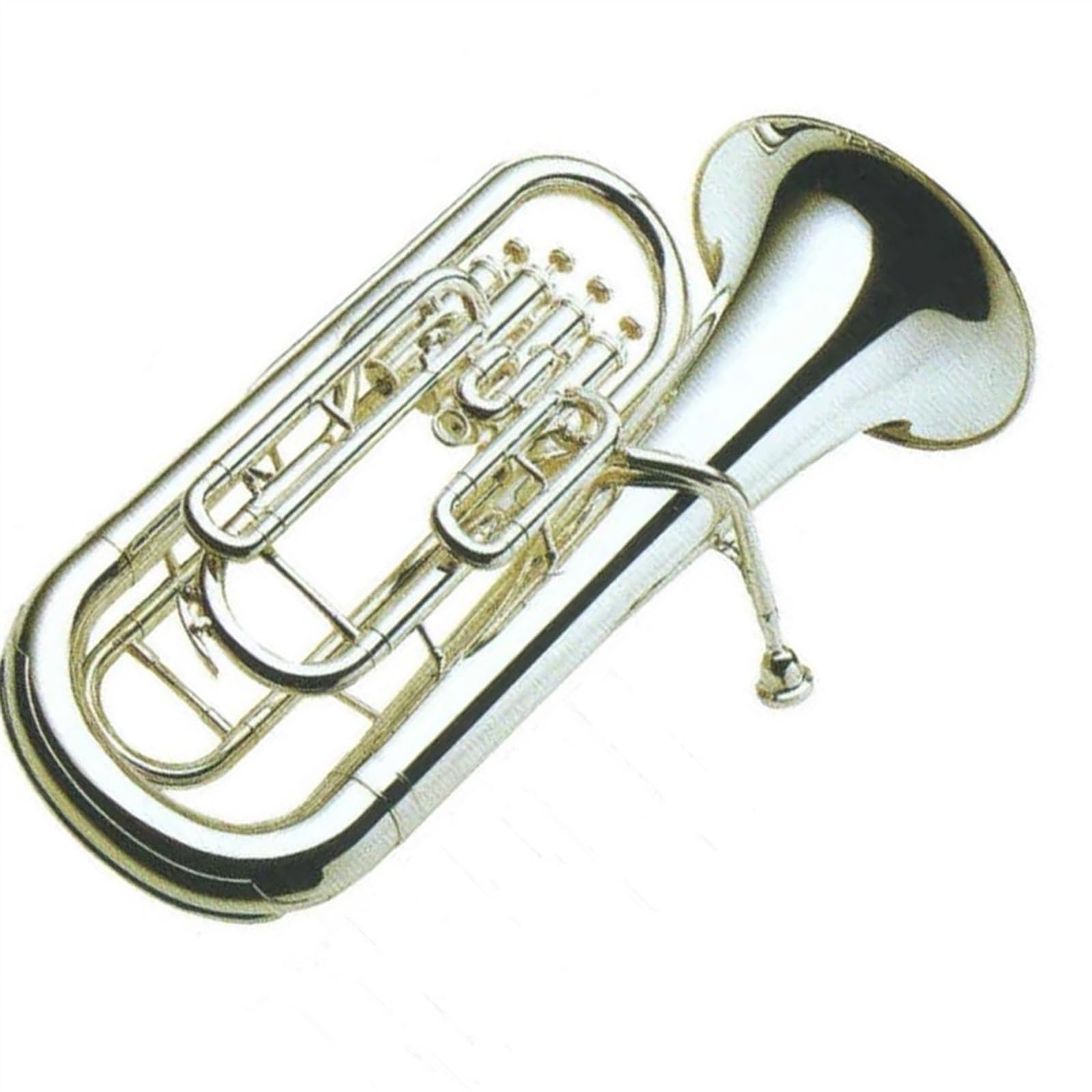 Euphonium Instrumenty Wysokiej Jakości Posrebrzane Tłoki Euphonium 4
