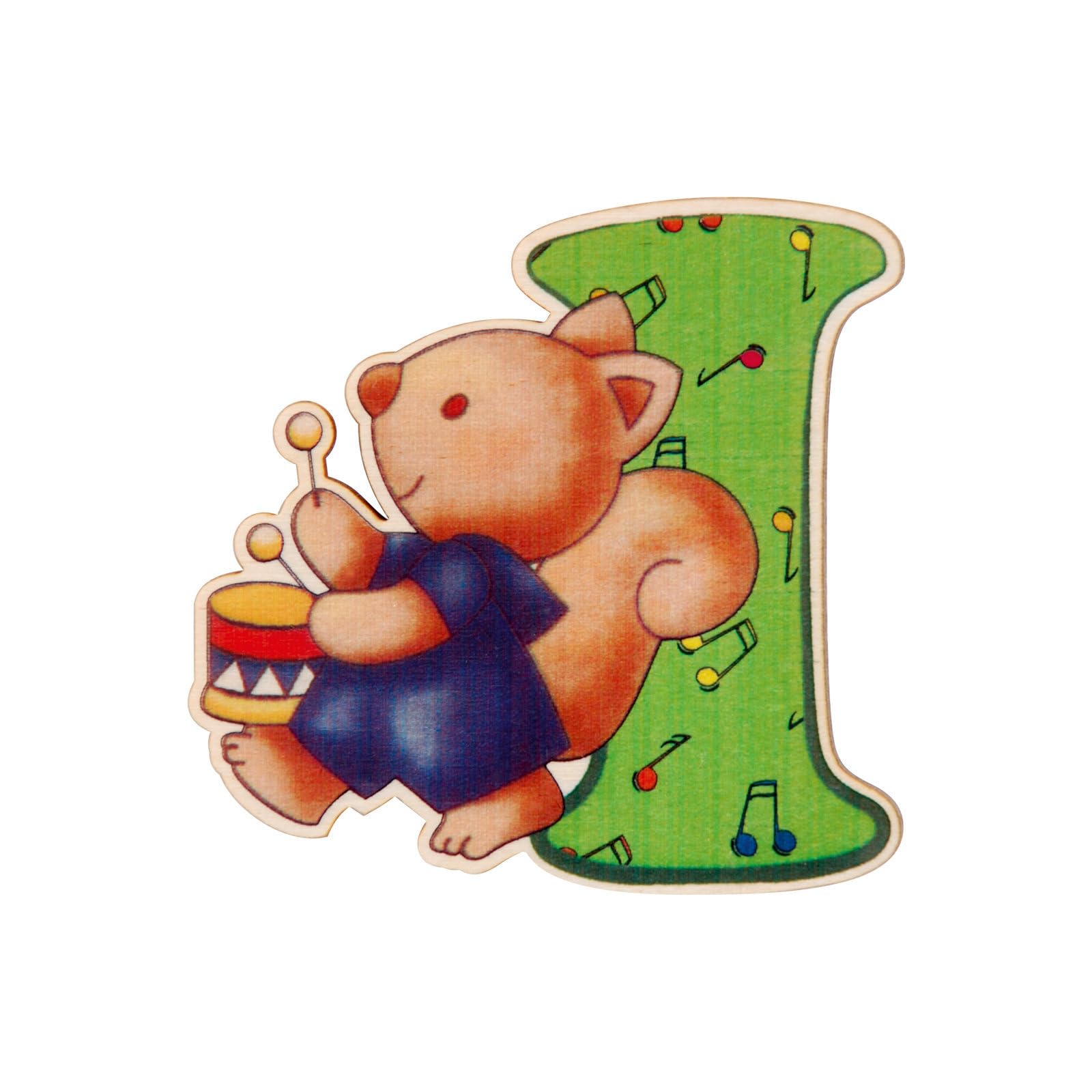 Lettera I in Legno 6 cm - Personalizza Nomi per Cameretta Bambini, Decorazioni Artistiche per Compleanni, Made in Italy
