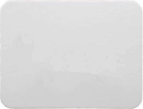 Flipside Two-Sided Magnetic Dry Erase Board, Plain/Plain, 9" x 12"