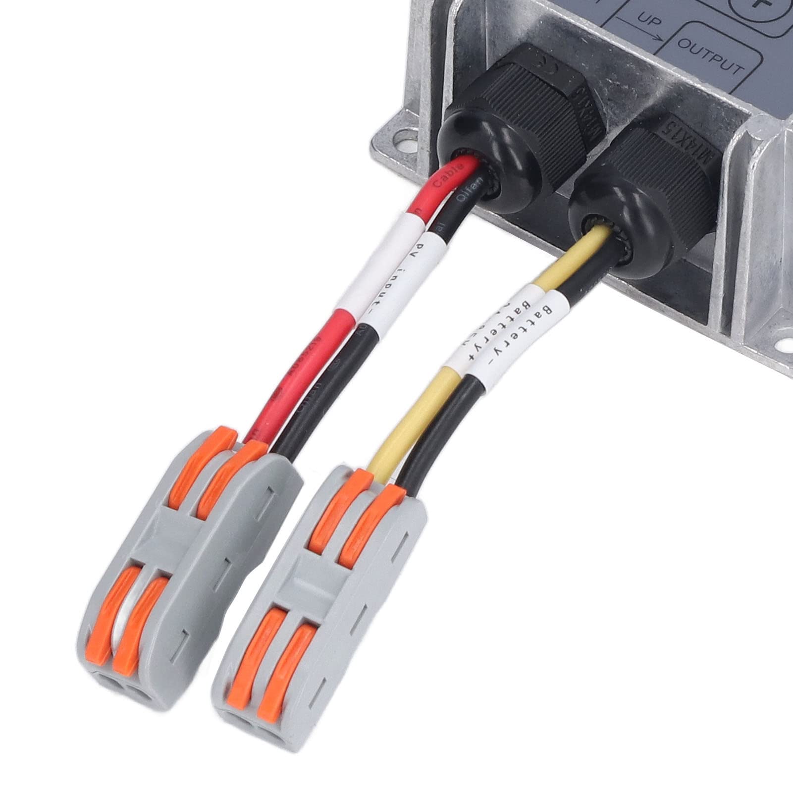 Solarbatterie-Laderegler, Boost-MPPT, 400W, Wasserdicht, Einstellbar 24-85V, mit Anzeige, Hohe Umwandlungseffizienz