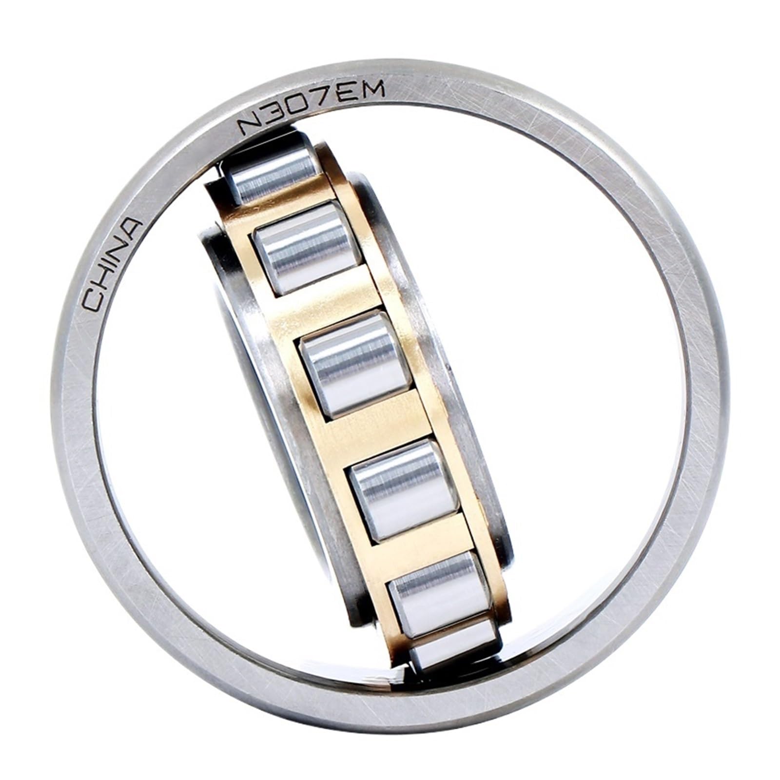 Ebauiwnnv One Color 1Pcs N304 305 306 307 308 309 310 311 312 313 314Em Cylindrical Roller Bearing(N312)