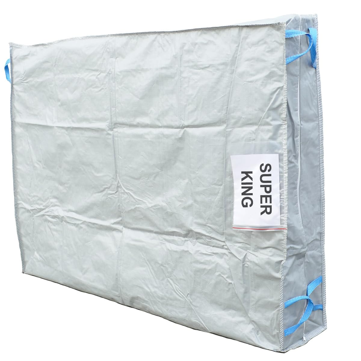 Mattress Moving Bag - HEAVY DUTY - Choose your SIZE - Thick Industrial Grade Mattress Bag with Handles - Mattress Storage & Moving Bag (Super King)