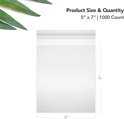 Miniatura 8 de Bolsas de celofán autosellables, 11 x 14 pulgadas (1000 unidades), bolsa de plástico transparente resellable para violonchelo, bolsas de celofán,