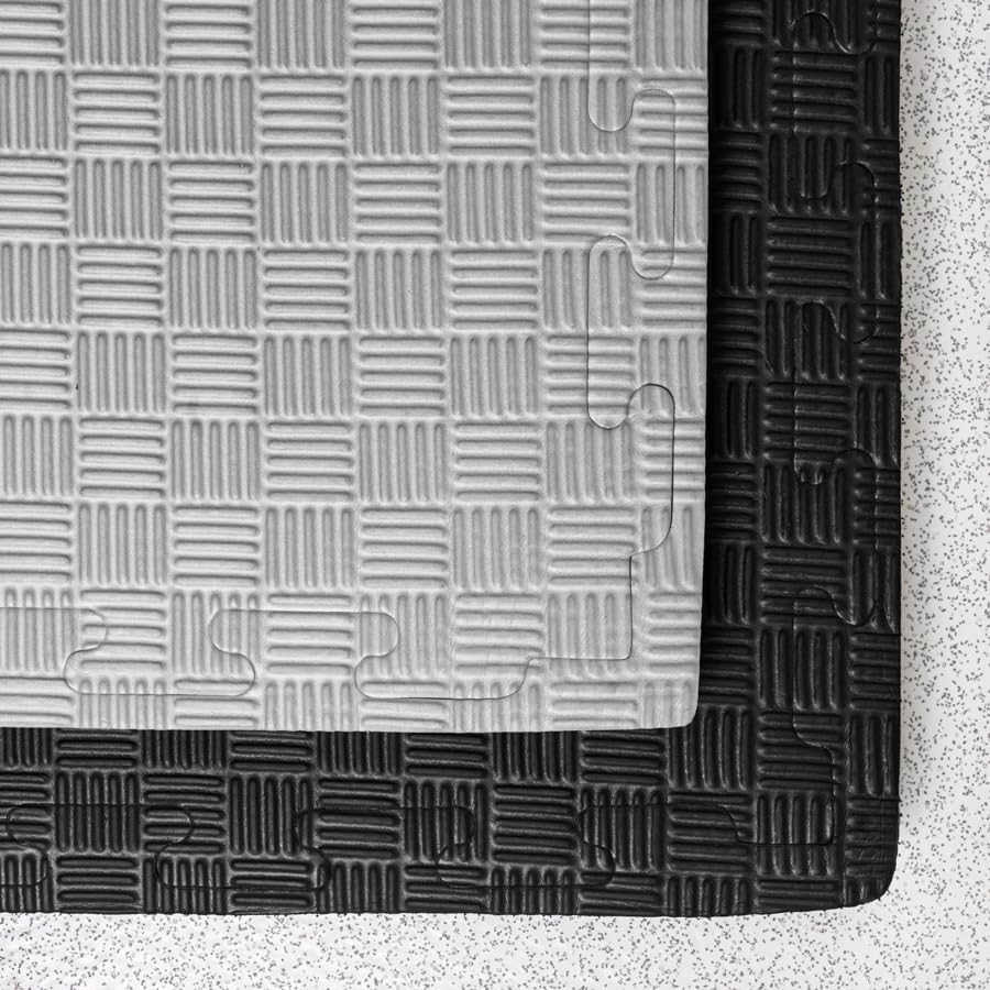 FORZA Reversible All-Purpose Foam Mats | Interlocking EVA & PE Foam Flooring for Martial Arts, Gyms, and Home Use – 0.8in & 1.6in Thickness