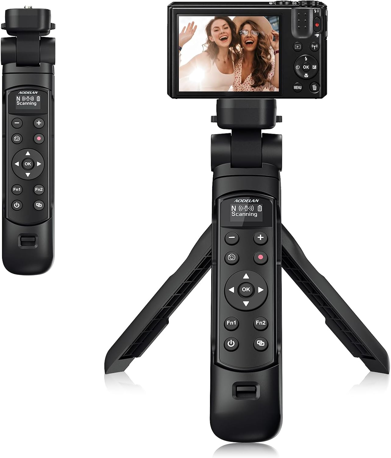 for Nikon Camera Tripod with Rechargeable Shutter Release,AODELAN Shooting Grip Wireless Remote Control Handle for COOLPIX P1000, P1100, P950, B600, A1000, Z50, Z30, Z fc, Z6 II, Z7 II,Z5,Z50 II