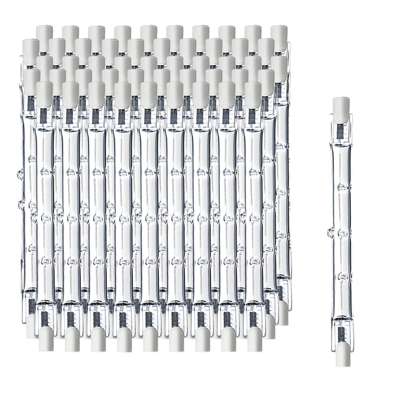 Amslight Set 50x Halogenstab Halogenstäbe R7s 118mm 150W