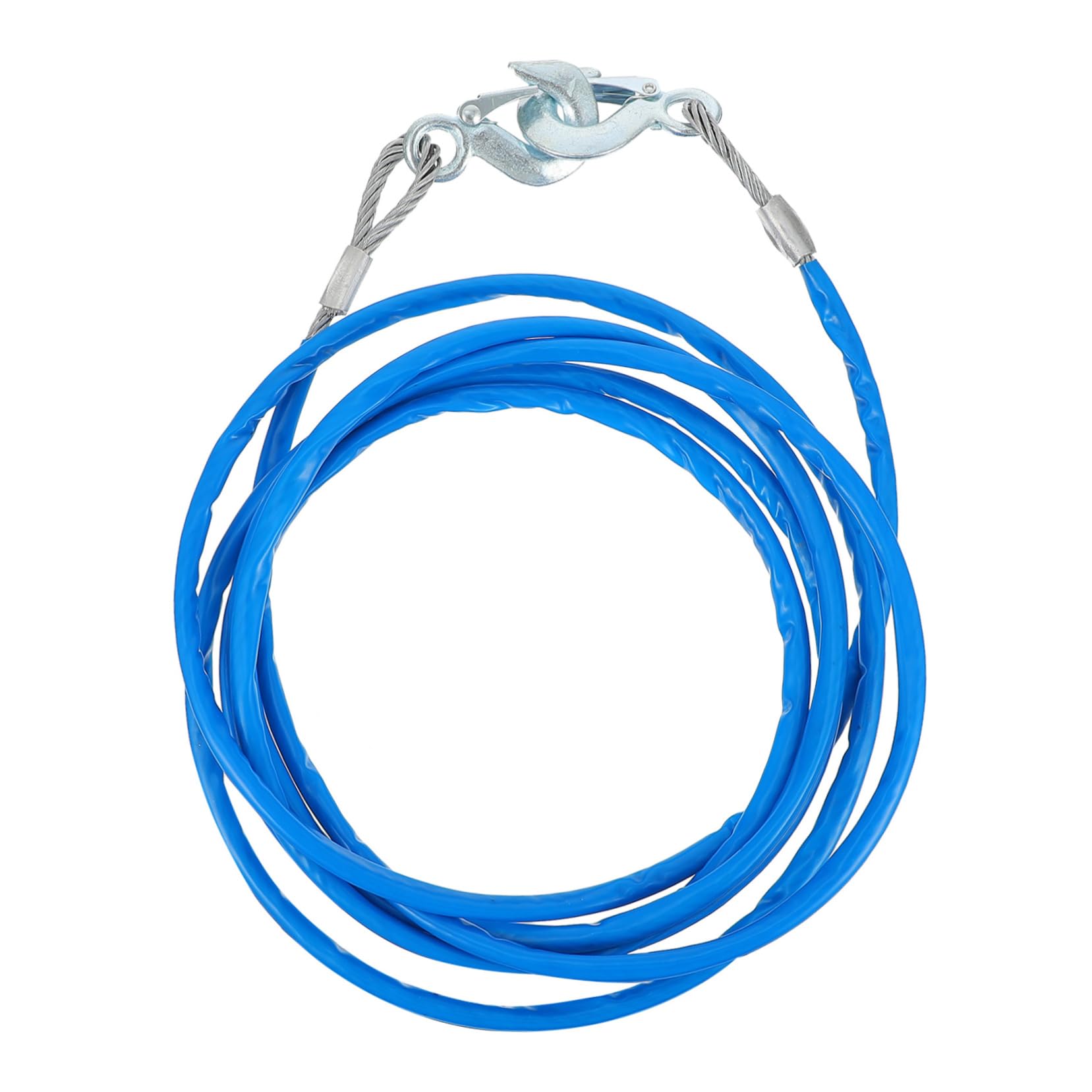 Gogogmee 1Pc Truck Pulling Rope Wire Towing Strap Durable Trailer Winch Rope for Emergency Use Stable Installation Load Capacity