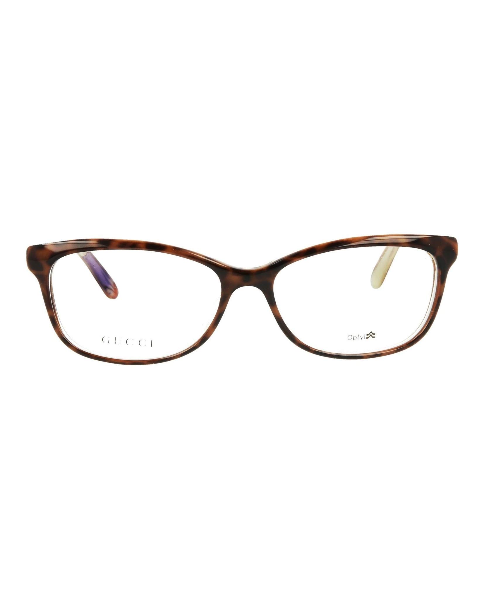 Gucci Eyeglasses Women's 4268 HPO, Blue / Blue Tortoise Frame Metal/Plastic