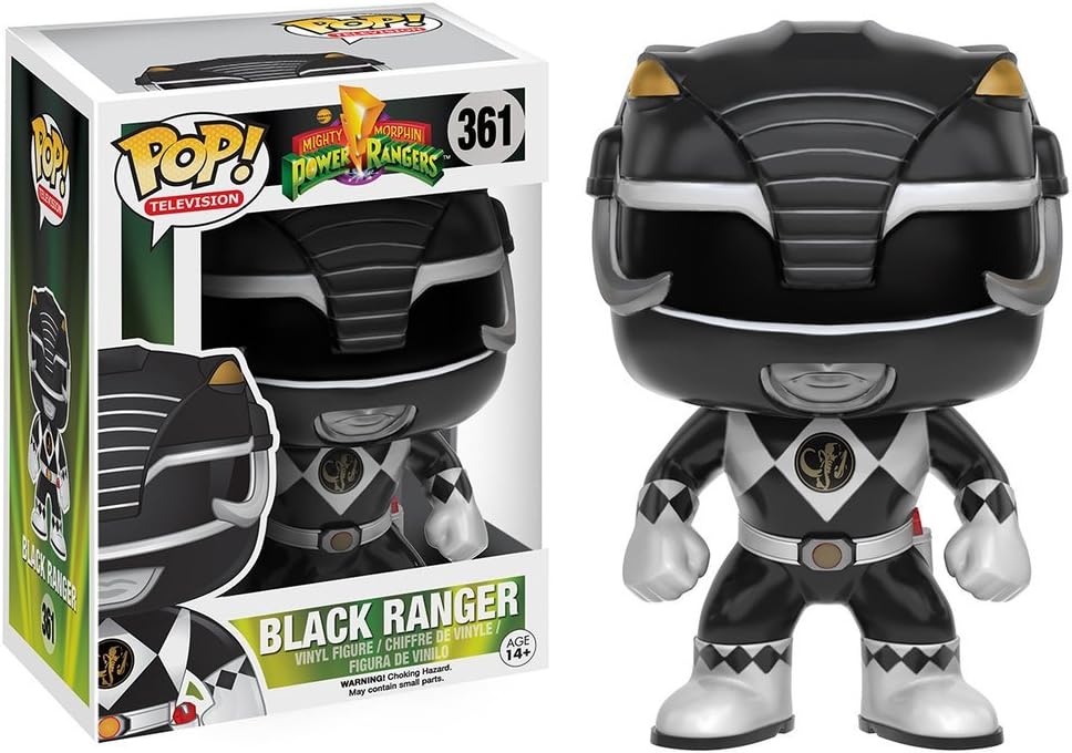 Funko POP TV: Power Rangers - Black Ranger Action Figure