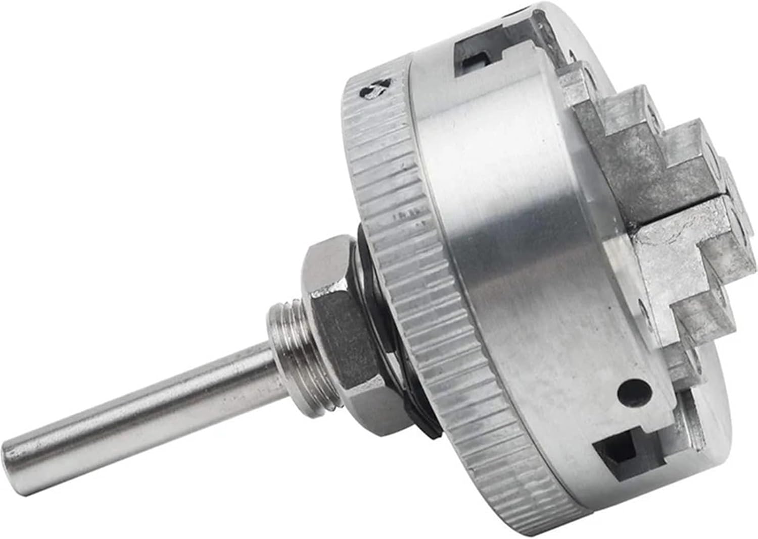 3/4 Jaw Lathe Chuck Connecting Rod Self Centering Wood Turning Chuck Optional Clamp Accessories Mini Electric Drill Chuck(B Three claws)