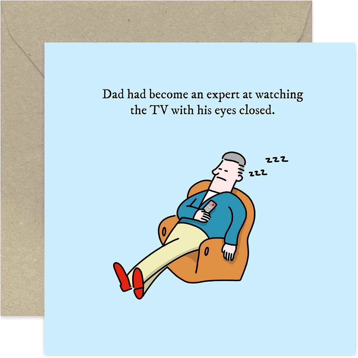 Funny Birthday Card For Dad - 'Dads Are Hard To Buy Gifts For' Humorous Card