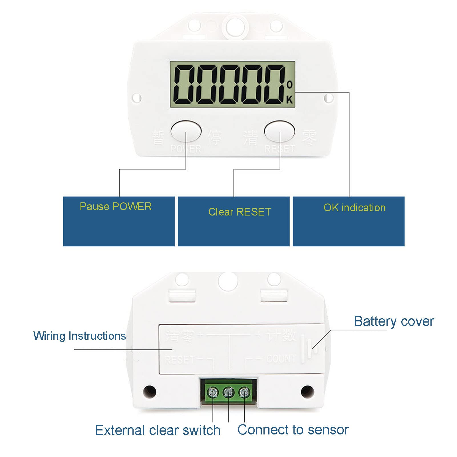 Compteur Numérique électronique LCD, Mini Marqueur... - Grandado