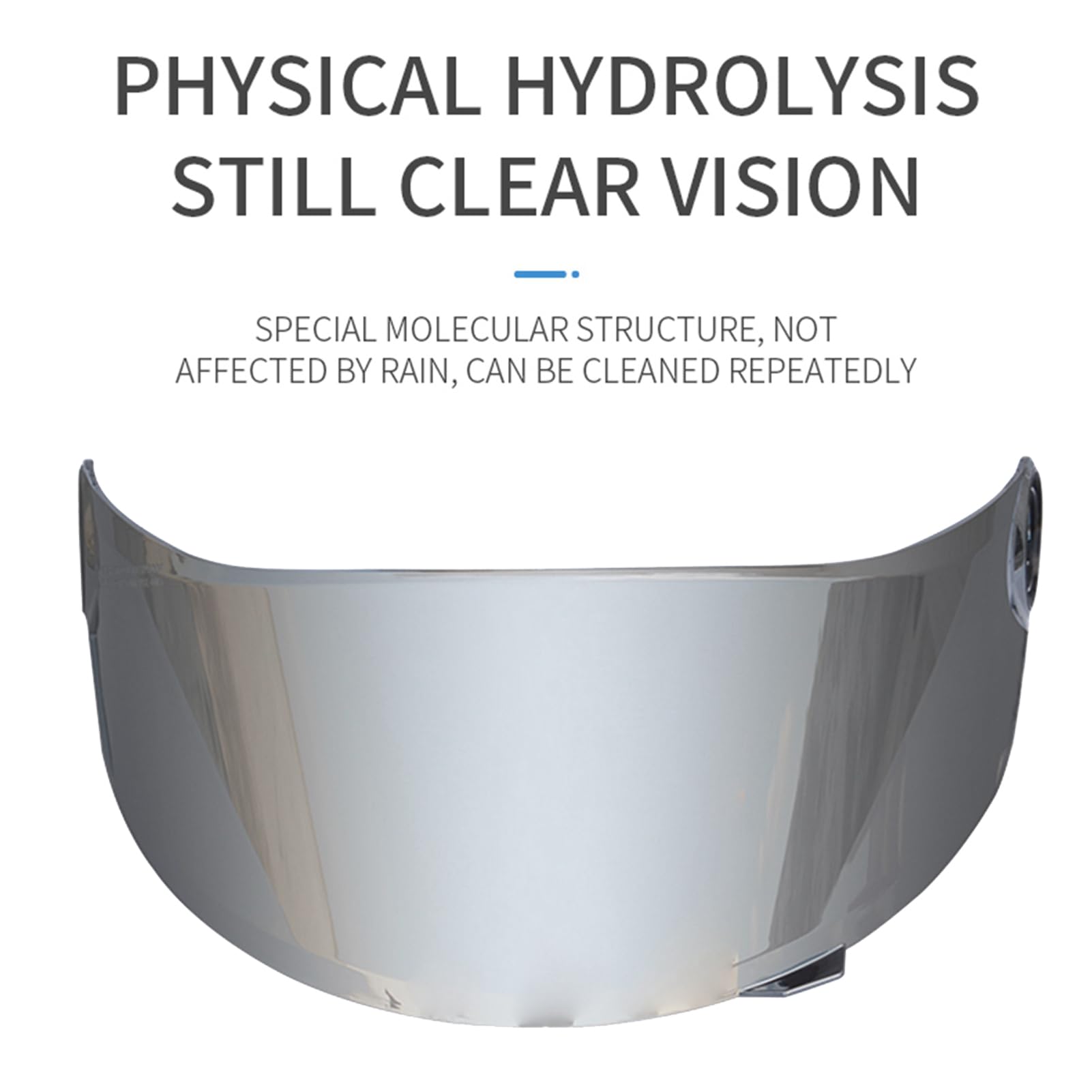 Acouto Caschi Motociclistici Lens Visor Sostituzione per LS2 FF358 FF396 Anti-fog Anti-fog Anti-fog con più Colori Elevata flessibilità (SILVER)