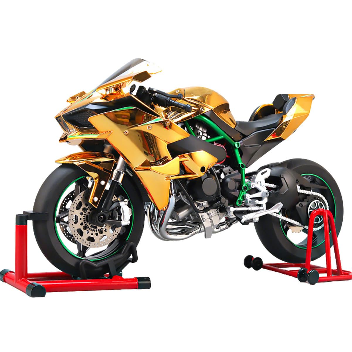 Amazon.com: 1/6 Scale Alloy Dynamic Motorcycle Model with Ignition