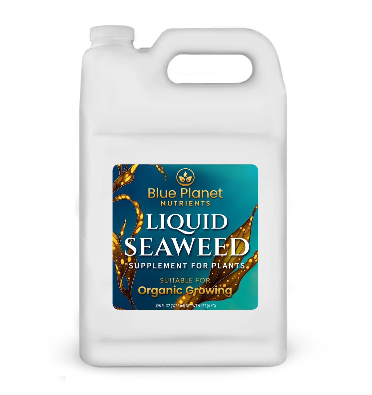 Amazon.com : Liquid Kelp Seaweed Fertilizer Concentrate (Gallon) - Blue  Planet Nutrients Ascophyllum Nodosum Liquid Seaweed Supplement - Makes  1,600+ Gallons - Organic Kelp for All Plants & Gardens : Patio, Lawn &  Garden