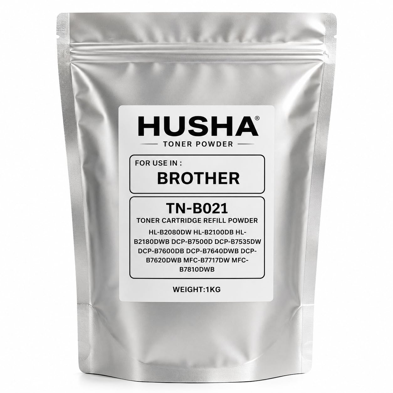 HUSHA TN-B021 (1 KG) Toner Powder for Refilling | Compatible with HL-B2080DW, HL-B2100DB, HL-B2180DWB, DCP-B7500D, DCP-B7640DWB, MFC-B7717DW, | Premium Black Laser Toner Powder (1 KG)-image-35