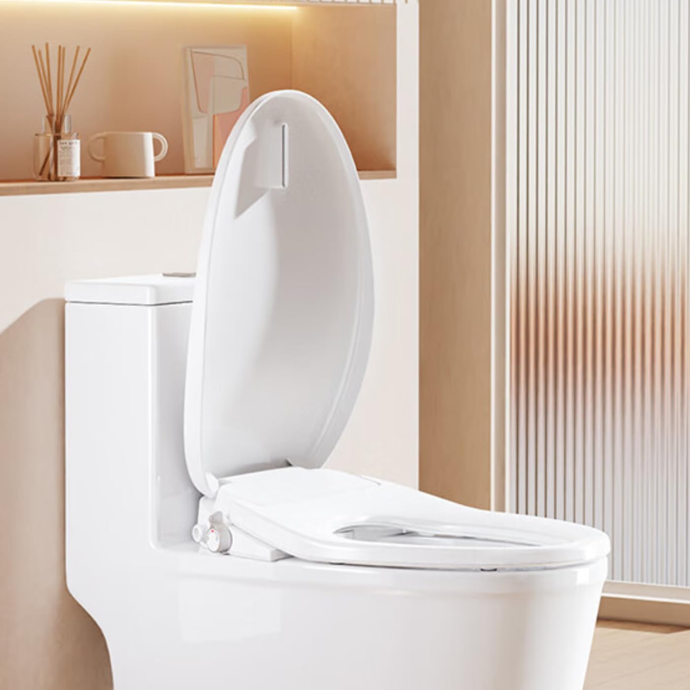 Abattant Bidet Chauffant électrique Inus R32 Allongé – Séchage, Veilleuse, Télécommande (neuf)