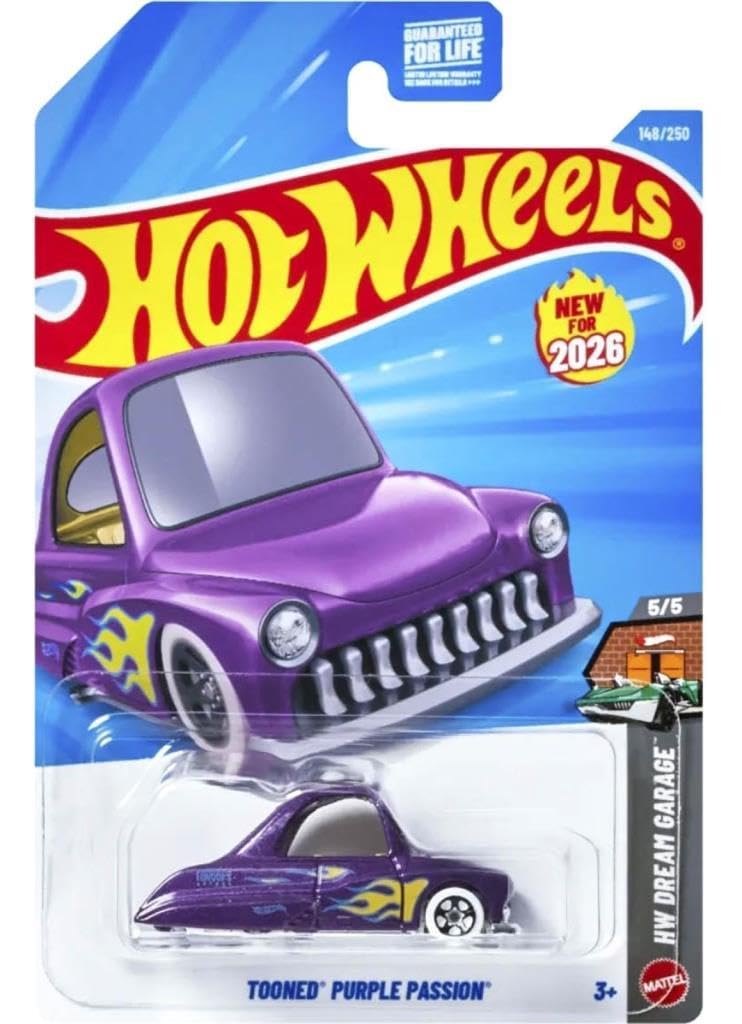 Hot Wheels Tekli Arabalar Tooned Purple Passion JJH54 (KISA KART