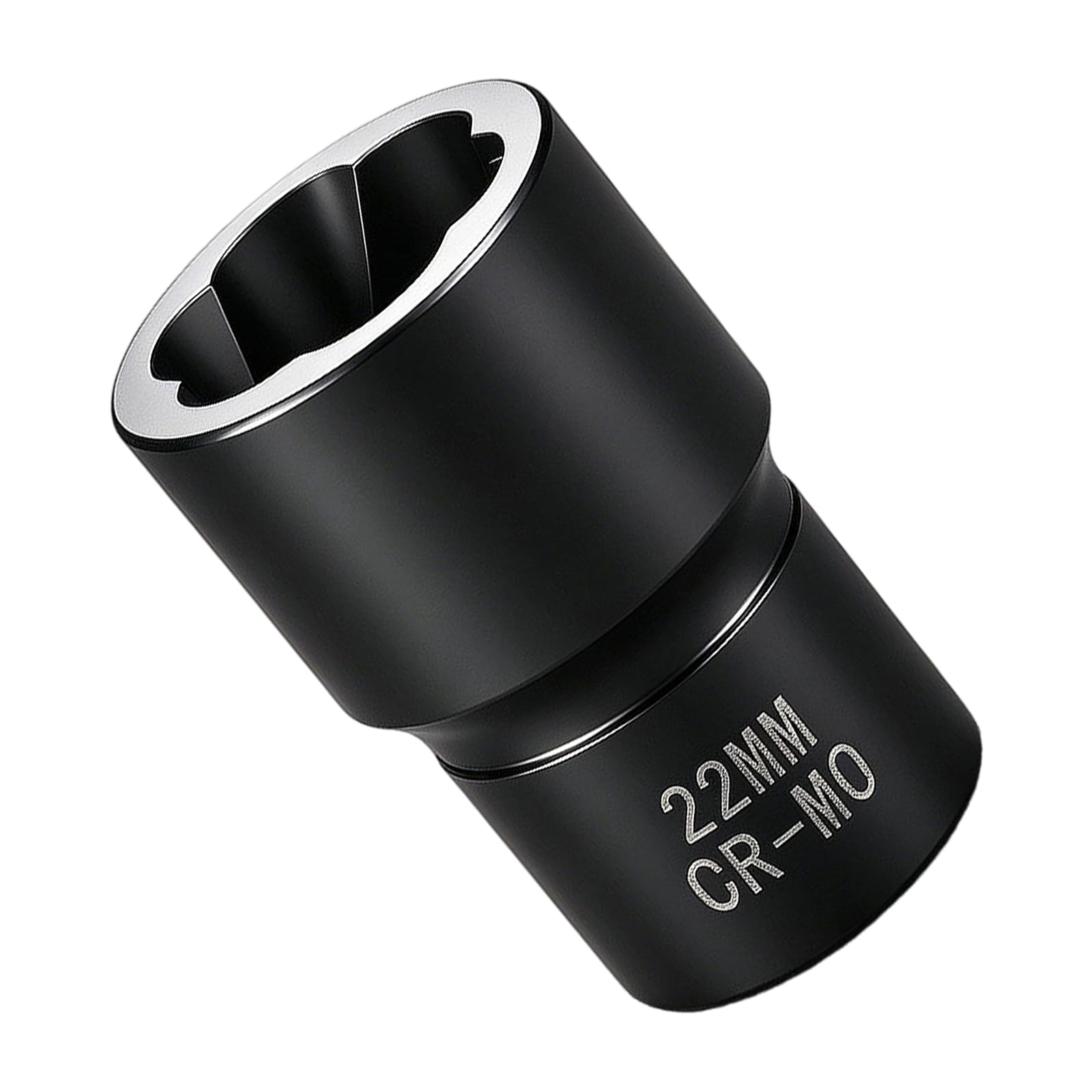 Hsioluted 22Mm Efficient High Torques Nut Extractor For Seized And Rounded Nut Features Antislip Grooves & 1 / 2Inch Drive Compatibility Power Drill Extractor