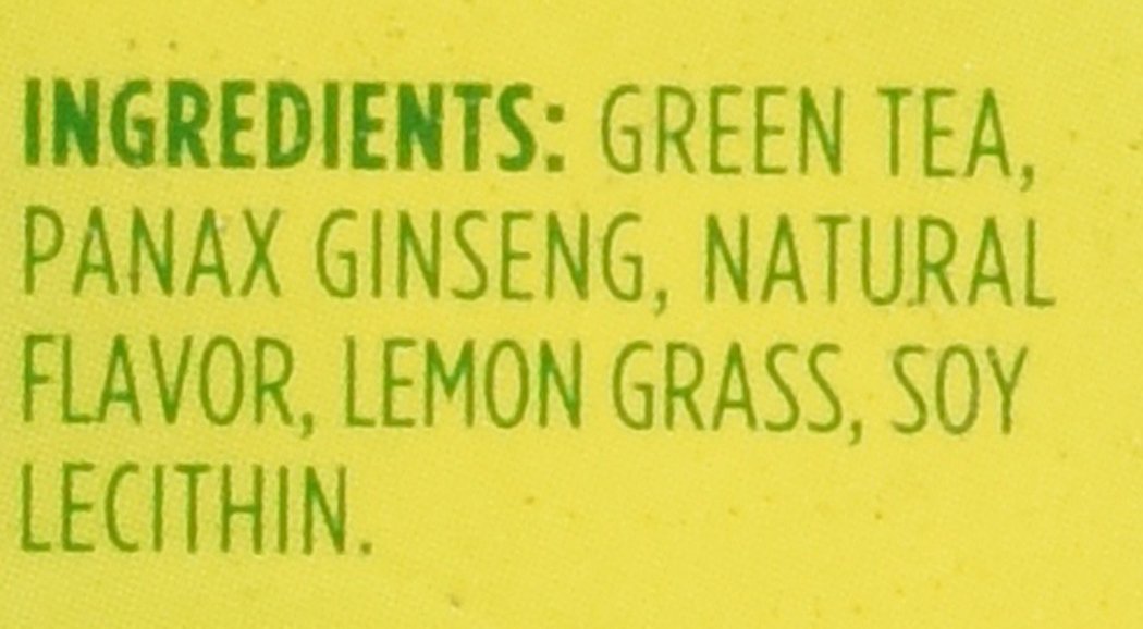 Lipton Lemon Ginseng Green Tea (20-Ct) (Pack of 3)