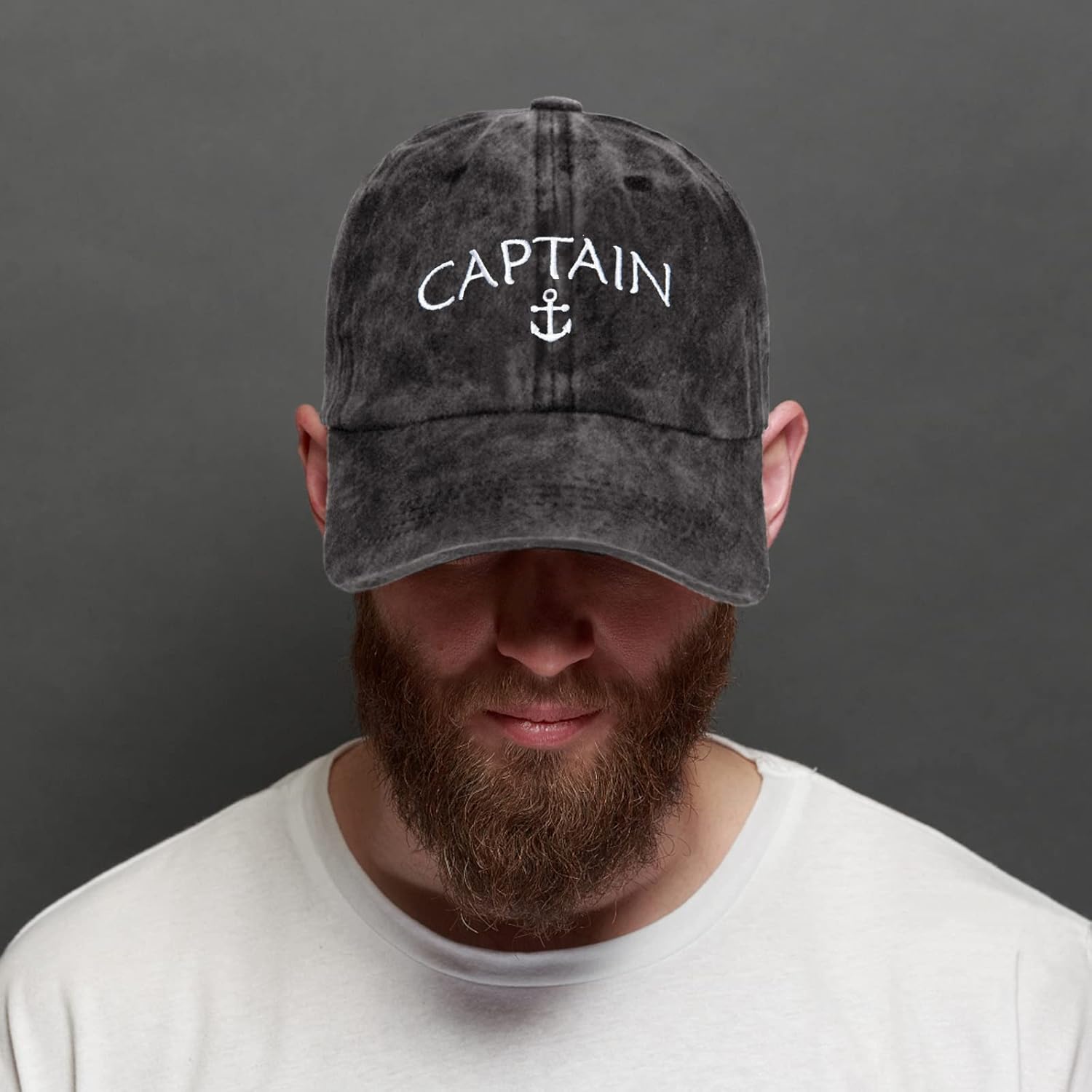 Embroidered Boat Captain Hat & First Mate Hat for Men Women Boating Marine Sailor Trucker Baseball Caps Nautical Gifts - Image 2