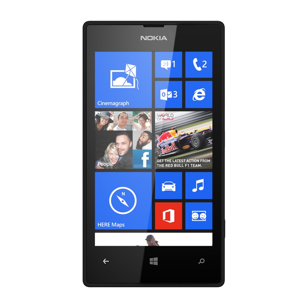 Smartphone Nokia Lumia 520 Noir - Pour Pièces Détachées Ou Réparation - Défectueux (PIN SIM 2)