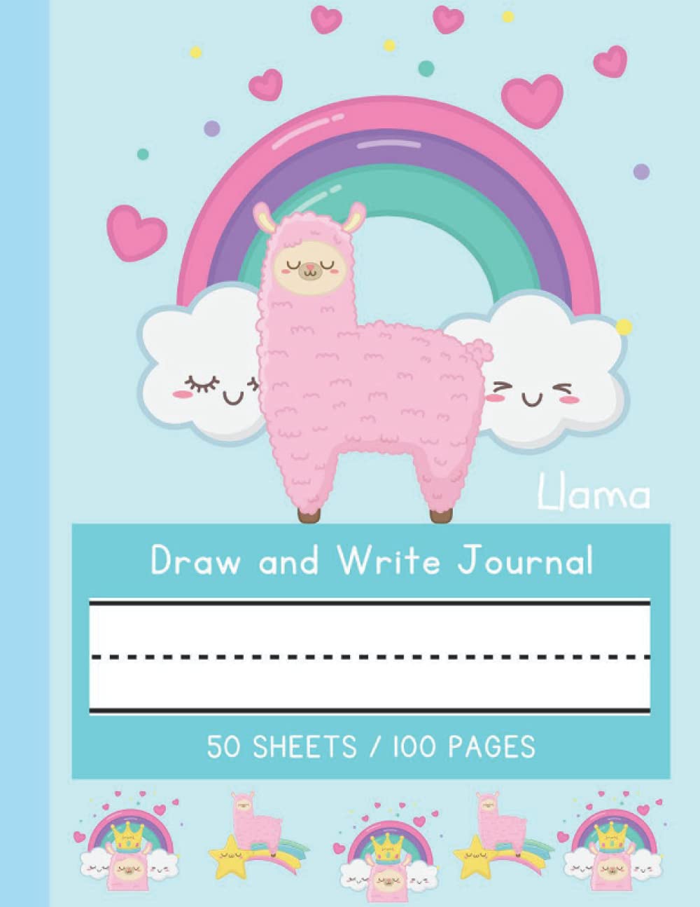 Draw and Write Journal for Kids: Llama Design (K - 2)