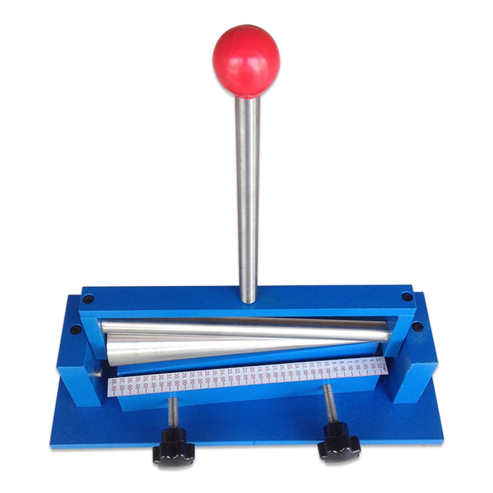 Tester di flessione a mandrino conico per la flessibilità dei rivestimenti, diametro 3,2-38 mm, lunghezza 203 mm, conforme alla norma ISO 1519.
