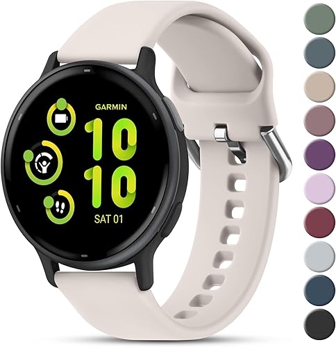 Meliya Bandas compatibles con Garmin Vivoactive 5Vivoactive 3Venu 2 PlusVenu SqVenu Watch Band para mujeres y hombres, correa de repuesto deportiva Meliya Bandas compatibles con Garmin Vivoactive 5Vivoactive 3Venu 2 PlusVenu SqVenu Watch Band para mujeres y hombres, correa de repuesto deportiva